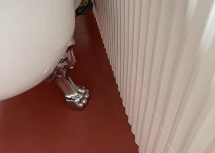 Détail pied résine